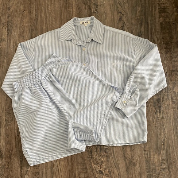 Djerf Avenue Breezy Blue Stripe Set - Picture 1 of 4